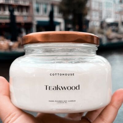 Scented candle Teakwood | 3 wick | 250gr