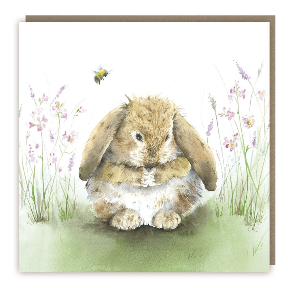 Lapin au miel Carte de vœux