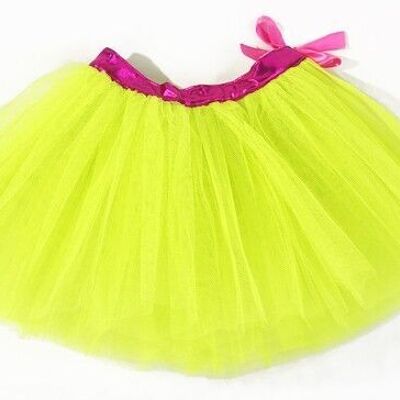 Neon yellow tutu skirt size M