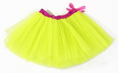 Tutu jaune fluo taille S