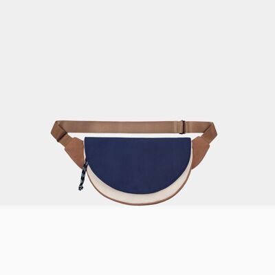 Fanny pack with flap Anna navy