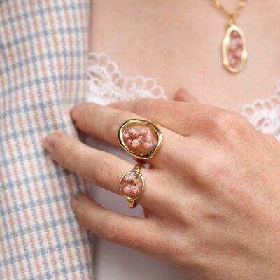 Dried flowers flower ring Manie Large