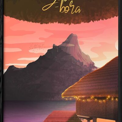 Affiche Bora-Bora