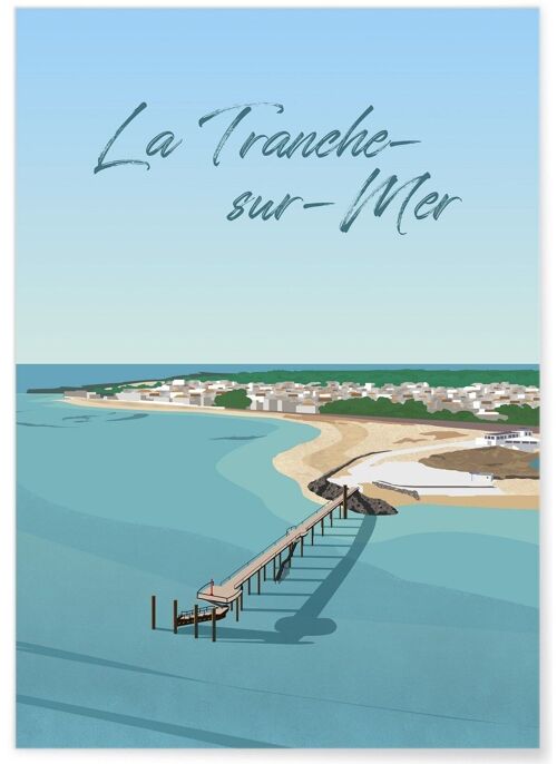 Affiche illustration de La Tranche-sur-Mer
