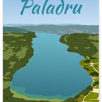 Poster illustrativo del Lac de Paladru