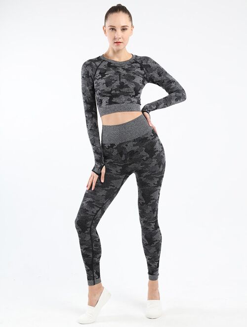 Camo Seamless Long Set