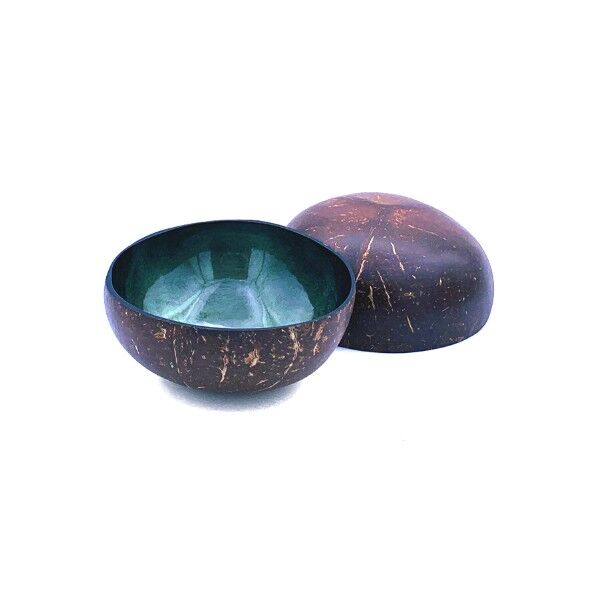 Ciotola Coco metallizzato cachi