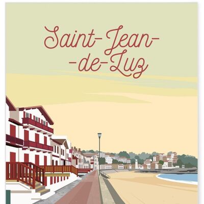Affiche illustration de Saint-Jean-de-Luz - 2