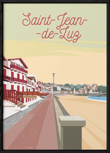 Affiche illustration de Saint-Jean-de-Luz - 2 3