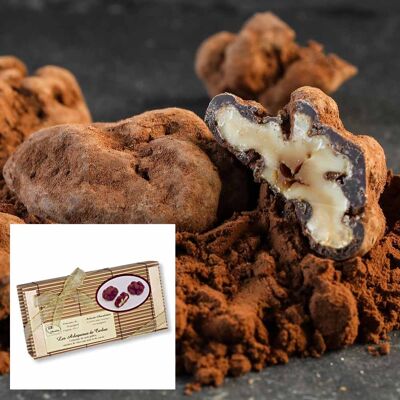 Arlequines - Cioccolatini con Noci - Confezione regalo in bambù da 250 g