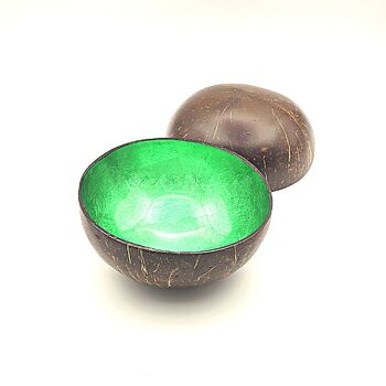 Bol Coco Métallique Vert Pomme 1