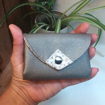 Silver Origami Mini Wallet