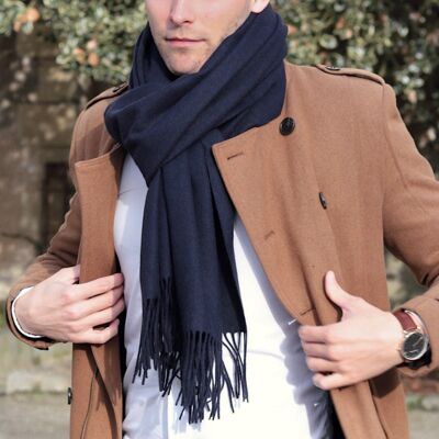 Loose pure virgin wool scarf Raphaël