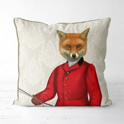 Fox Hunter 3, Portrait, Fox Pillow, Cushion cover, 45x45cm