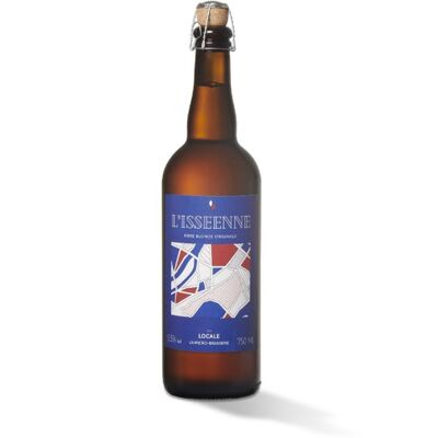 L'Isséenne - Original Regionales Blondes Bier - Packung mit 12 Flaschen 75cl