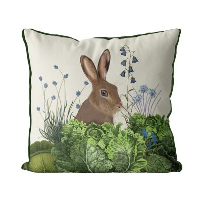 Cabbage Patch 2, Rabbit Pillow, Cushion cover, 45x45cm
