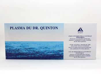 Plasma du Dr Quinton Hypertonique - 12 ampoules de 10 ml 1