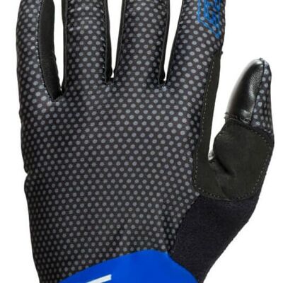 EASSUN Xtra Gel II Long Cycling Gloves, Breathable, Washable and Durable, Blue and Black, XL