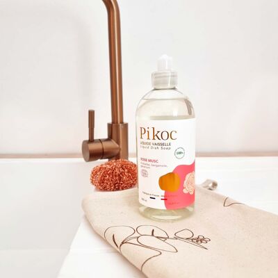 Ecocert* Natural Dishwashing Liquid - Musk Rose - sensitive skin