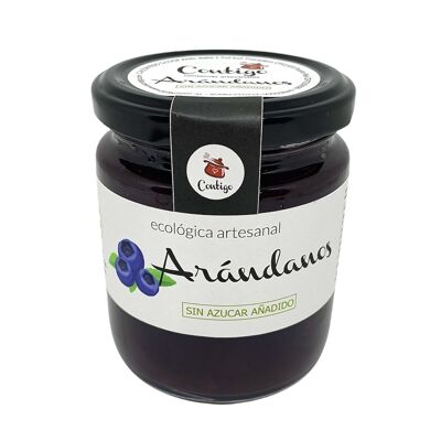 Artisanal blueberry jam without added sugar