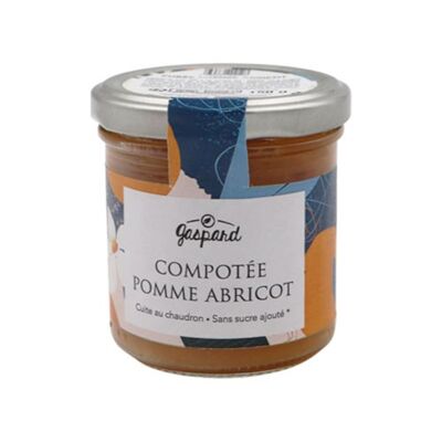 Gaspard compotée pomme abricot 150 g x 6 pc