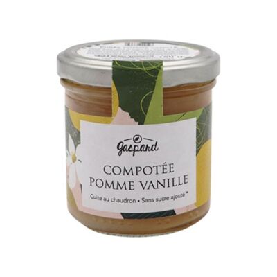Gaspard compotée pomme-vanille - 150 g x 6 pc