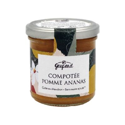 Gaspard compotée pomme-ananas - 150 g x 6 pc