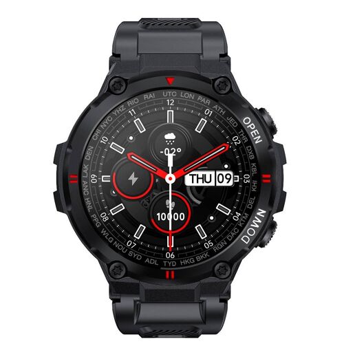 Hifimex K22 Sports Reloj Inteligente, 1.28", Android y iOS