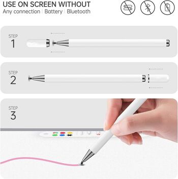 Compra Hifimex Pencil 1 disco pennino penna touch universale per tablet  all'ingrosso