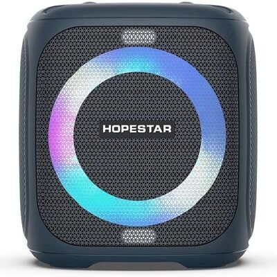 Haut-parleur sans fil Hopestar Super Bass avec microphone et lumière