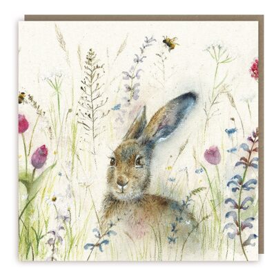 Spring is Hare Greeting Card