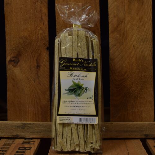 Gourmet Tagliatelle Bärlauch Nudeln Band 8mm Pasta extra lang gewalzt