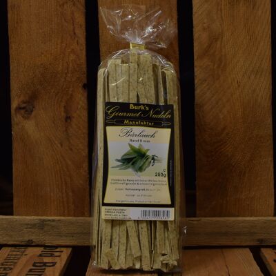 Gourmet Tagliatelle Wild Garlic Noodles Band 8mm Pasta rolled extra long