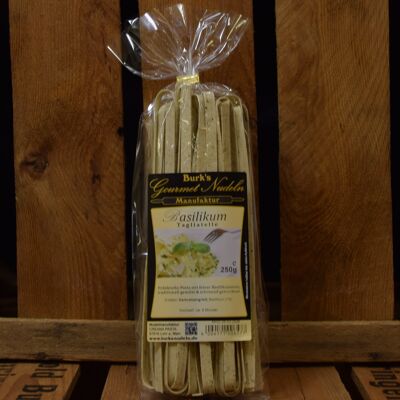 Tagliatelle Gourmet Fascetta Basilico 8mm Pasta arrotolata extra lunga