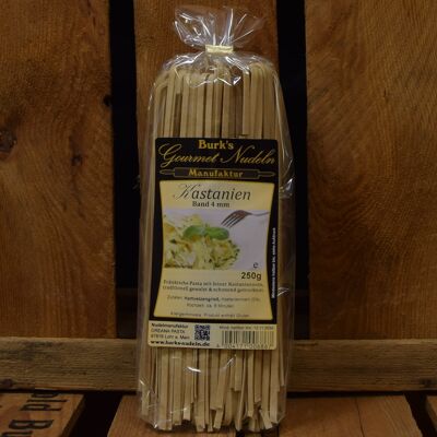 Tagliatelles gourmandes châtaignes - pasta tape 4mm pâtes roulées extra longues