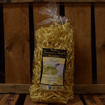 Gourmet Fettucine traditionally rolled, narrow tagliatelle 4mm, pasta with egg