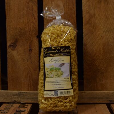 Gourmet noodle braids, the 'sauce-friendly' classic, fusilli, pasta with egg