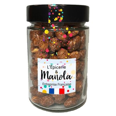 Caramelized peanuts (processed in France) - 200 g jar