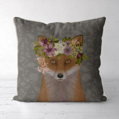 Foxy Farmhouse, Grey, Pillow, Cushion cover, 45x45cm, Bohemia Collection