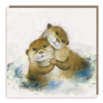 Tout à fait Otterly Carte de vœux