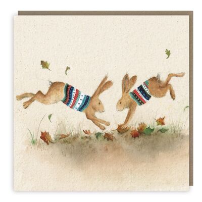 Winter Jumpers Greeting Card