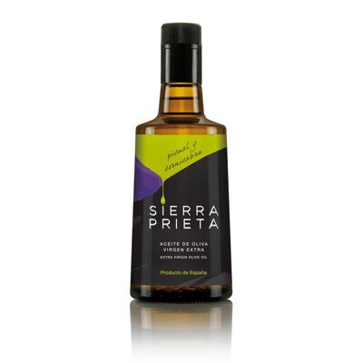SIERRA PRIETA, Spanish Extra Virgin Olive Oil, Picual & Cornicabra, First Cold Pressed, 500 ml glass bottle, International Award-Winning, High in Antioxidants, Very Low Acidity