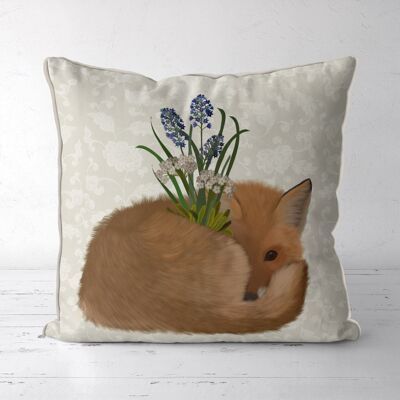 Sleepy Fox Farmhouse, Cream, Pillow, Cushion cover, 45x45cm, Bohemia Collection