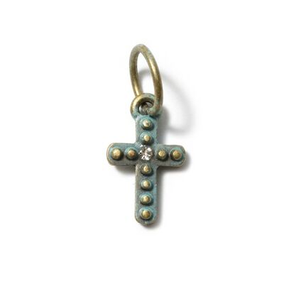 Cross turquoise, amulet S
