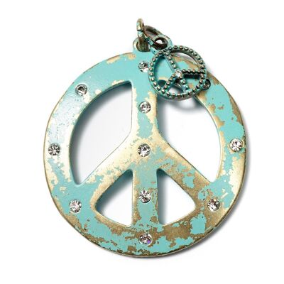 Peace L & S, Amulette Twin Turquoise