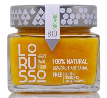 Marmelade d'orange artisanale biologique 85% fruits 305g. Teneur réduite en sucre. 4