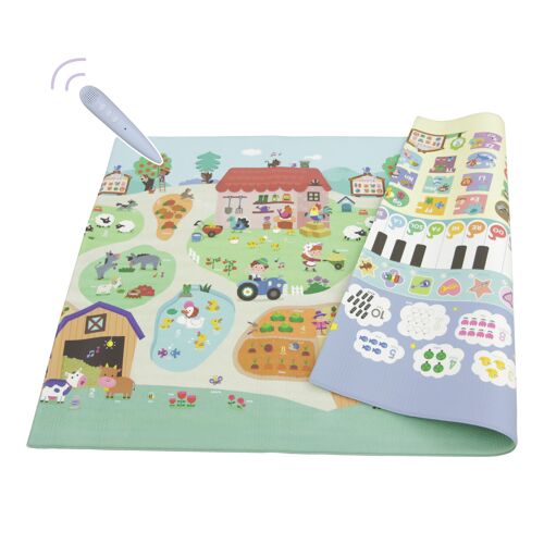 SPIELMATTE - BABYMATTE - DWINGULER SOUNDMATTE - BAUERNHAUS - 2,3,*1,4m*15mm