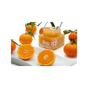 Confiture artisanale de mandarine bio 85% fruits 305g. Teneur réduite en sucre. 5