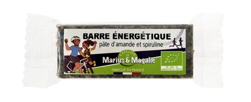 BARRE ENERGETIQUE AMANDE ET SPIRULINE