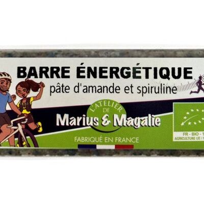 BARRA ENERGÉTICA DE ALMENDRA Y ESPIRULINA